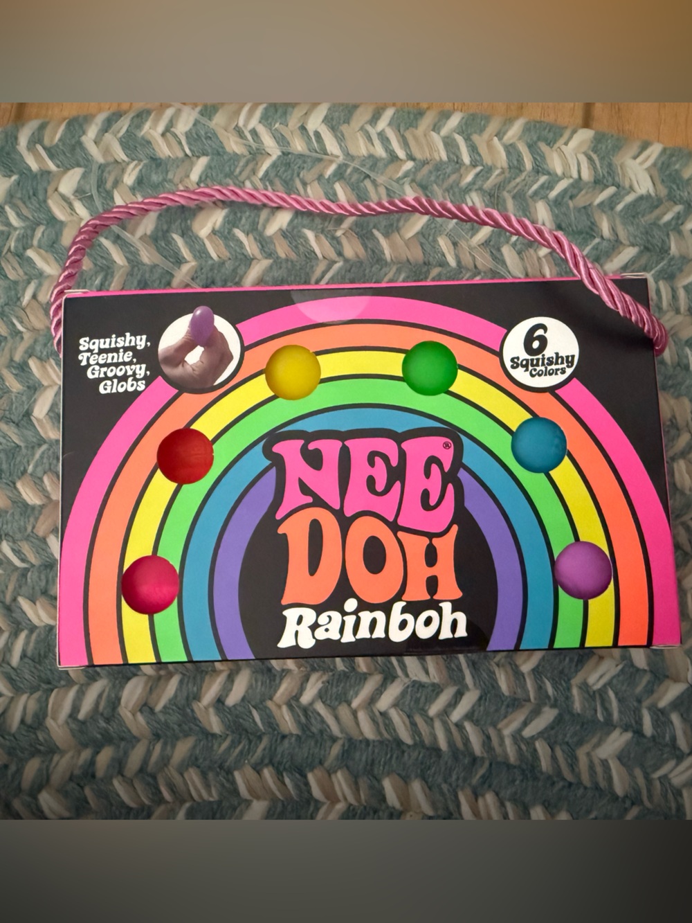 NeeDoh Rainbow Squishy Sensory Toy - Multicolor